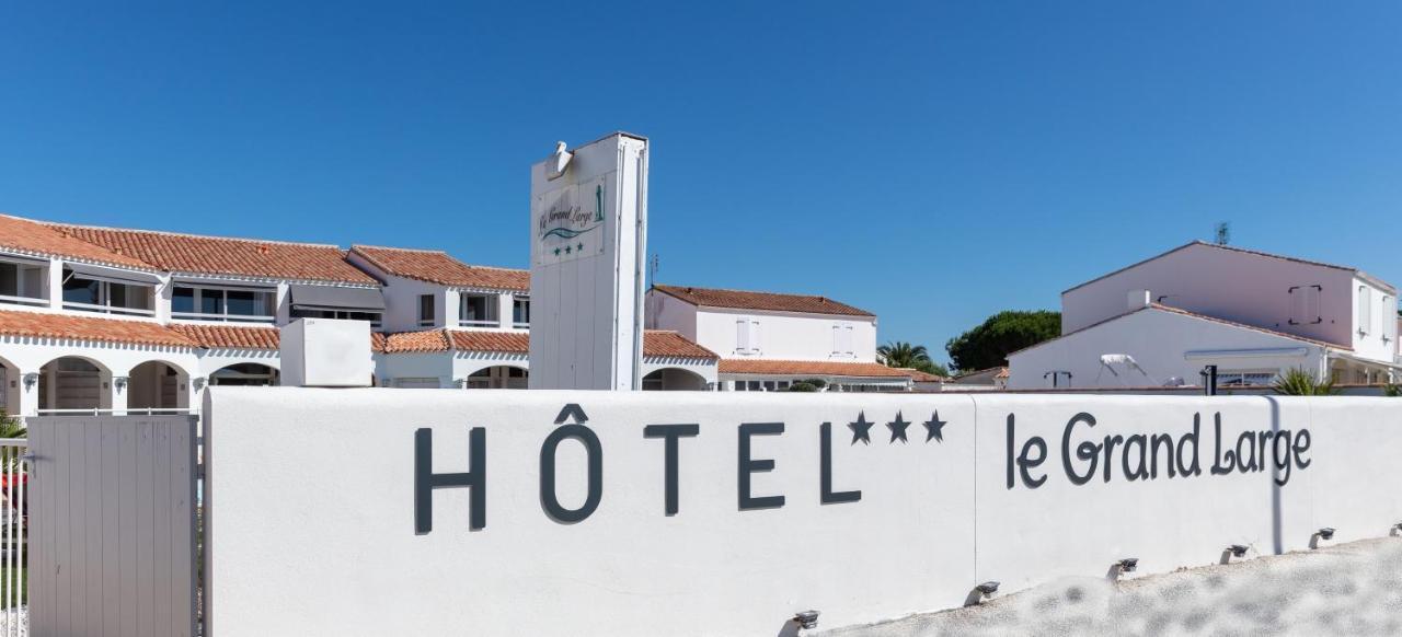 Hotel Restaurant Le Grand Large - Face A La Plage - Ile De Re 리베도플라줴 외부 사진